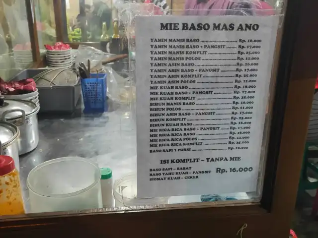 Gambar Makanan Mie Bakso Mas Ano 3