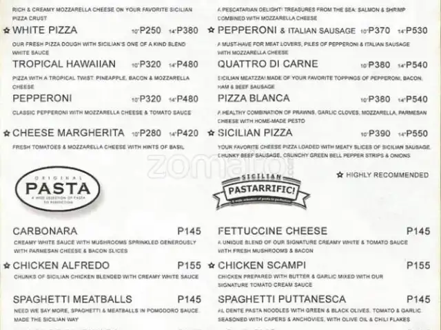 The Sicilian Pizza Food Photo 1