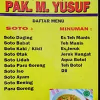 Gambar Makanan Soto Kuning Pak M. Yusuf 1