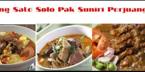 Warung Sate Solo Pak Suniri, Perjuangan