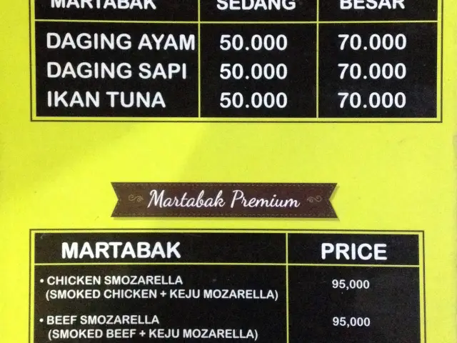 Gambar Makanan Binggo Martabak & Terbul Premium 1