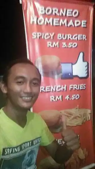 Borneo HomeMade Burger Food Photo 1