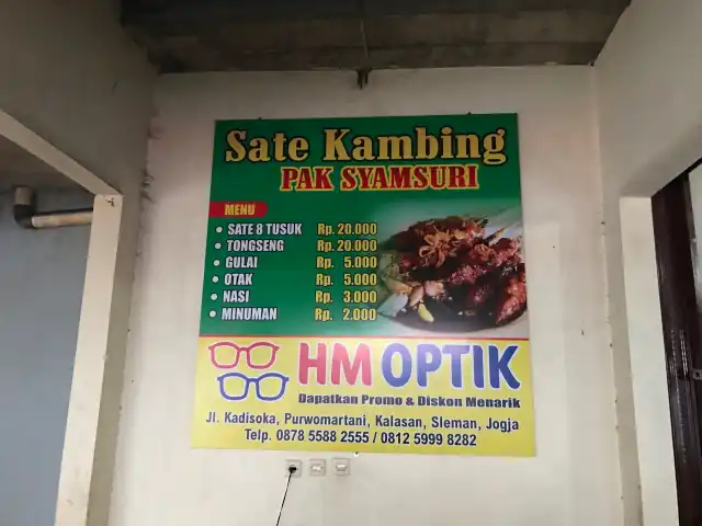 Gambar Makanan Sate Kambing Pak Syamsuri 14