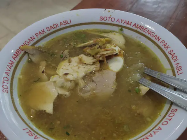 Gambar Makanan Soto Ayam Ambengan Pak Sadi (ASLI) 14