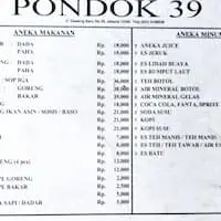 Gambar Makanan Pondok 39 1