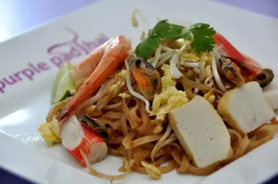 Purple Pad Thai Food Photo 1