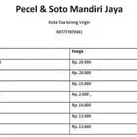 Gambar Makanan Mandiri Jaya Pecel Ayam & Lele 1