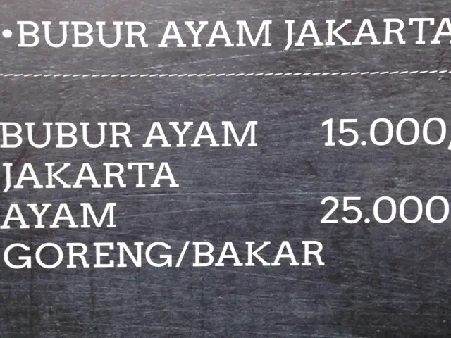 Gambar Makanan Bubur Ayam Jakarta Warung Bawon 6