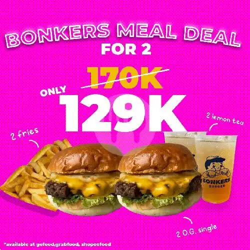 Gambar Makanan Bonkers Burger, Kelapa Gading 3