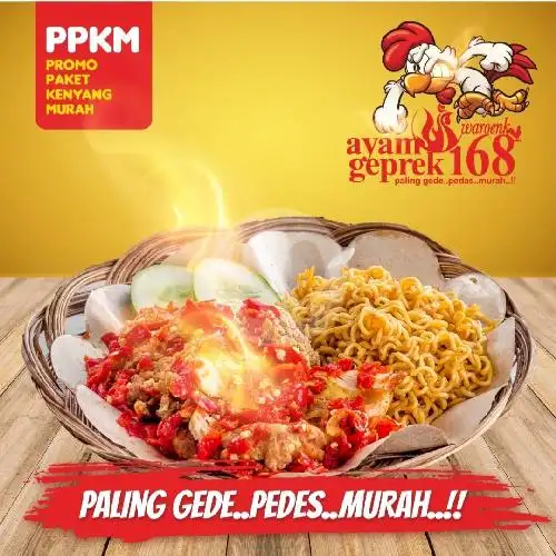 Gambar Makanan Ayam Geprek 168, Kreo Selatan 5