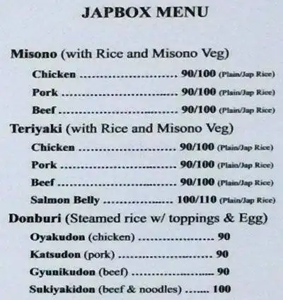 Japbox Food Photo 1
