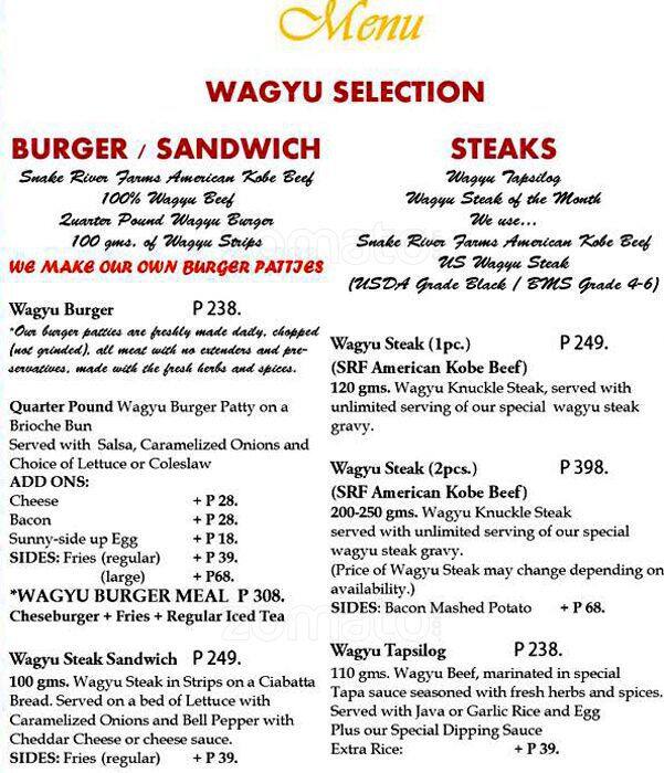 Cobi's Wagyu Burger N' Steak near me in Tomas Morato Discover