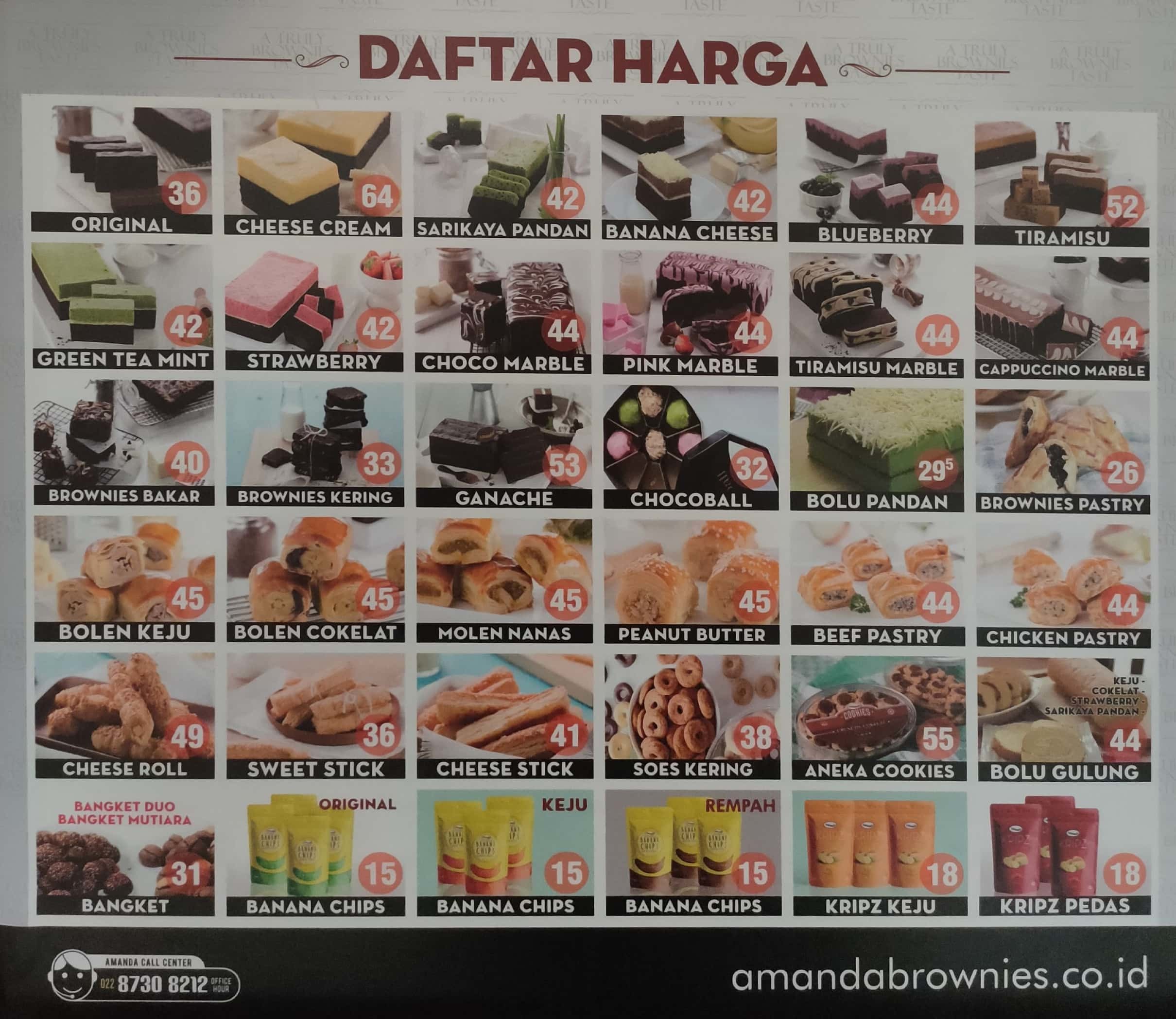 Amanda Brownies Kukus terdekat Restoran dan Tempat Makan Kue & Roti