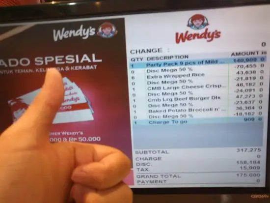 Gambar Makanan Wendy's Galaxy Mal 5