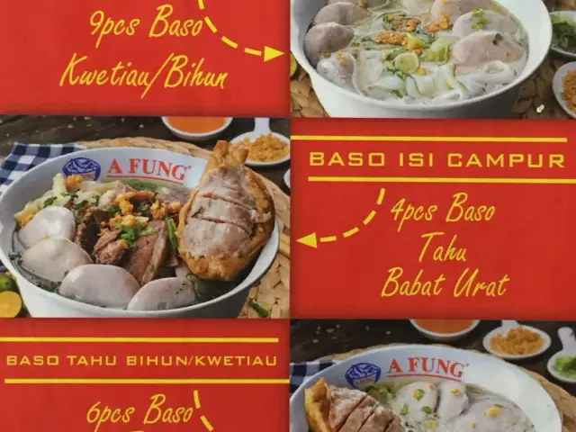 Gambar Makanan A Fung Baso Sapi Asli 1