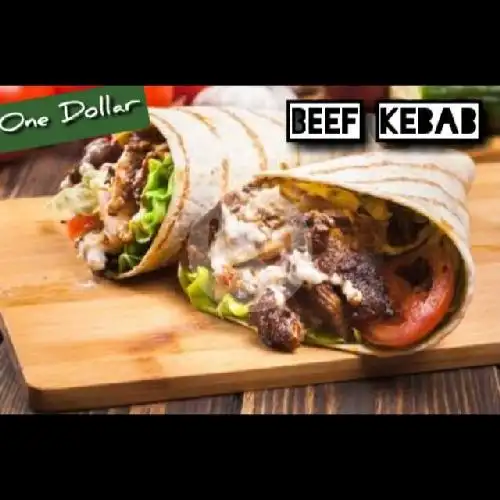 Gambar Makanan Kebab Beef One Dollar by One Dollar, Kuta 3