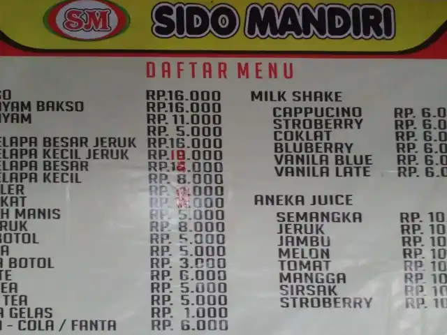 Gambar Makanan Bakso Sido Mandiri 1