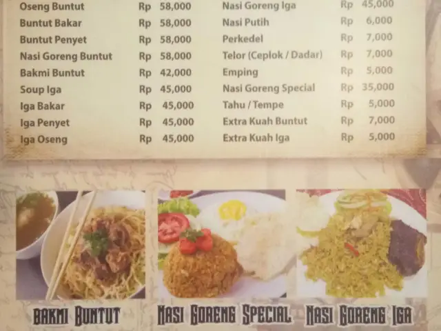 Gambar Makanan Dapur Buntut PIK Express 1