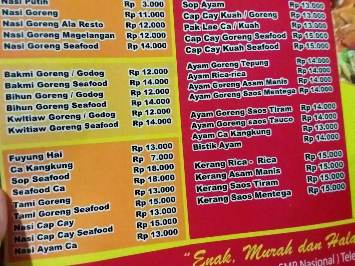 Warung Makan Ala Restoran "Pak Man"