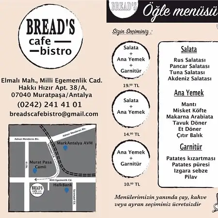 Bread's Cafe & Bistro'nin yemek ve ambiyans fotoğrafları 16