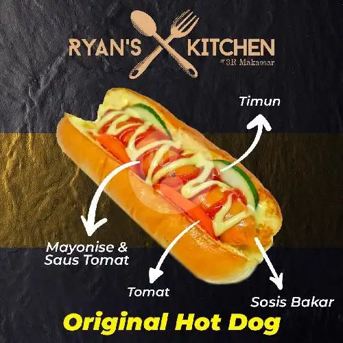 Gambar Makanan Burger Ryan's Kitchen, Jl.Andalas 20