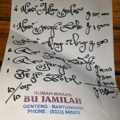 Rumah Makan Bu Jamilah