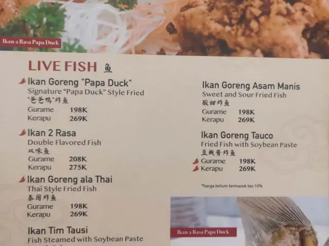 Gambar Makanan Papa Duck Chinese Food 3