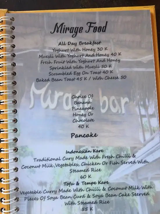 Gambar Makanan Mirage Sunset Bar 18
