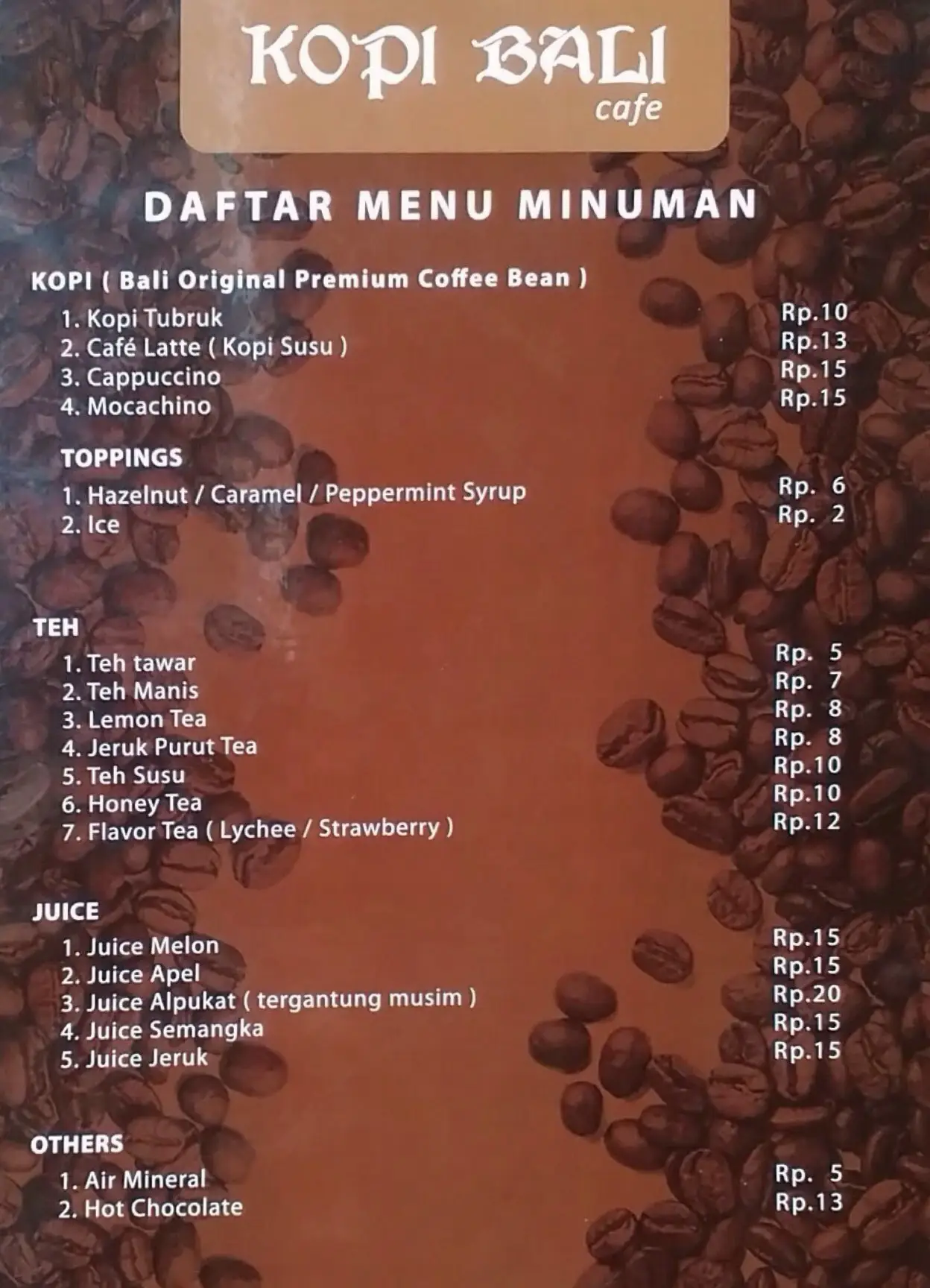 Kopi Bali