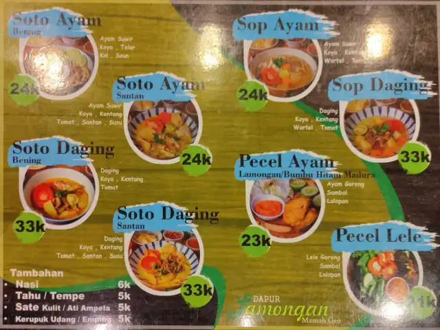 Soto Lamongan Dapur Mama Geo