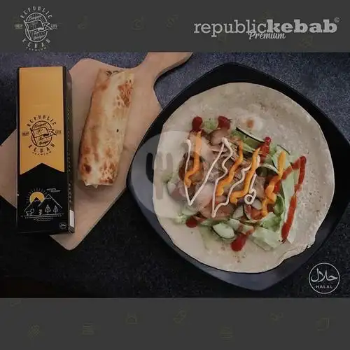 Gambar Makanan Republic Kebab Premium, Lengkong 19