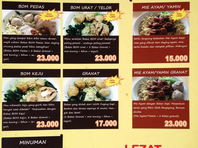 Gambar Makanan Bakso Bom 1