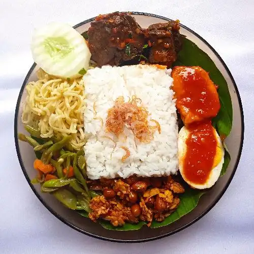 Gambar Makanan Nasi Campur Mas Eddi, Bareng 3