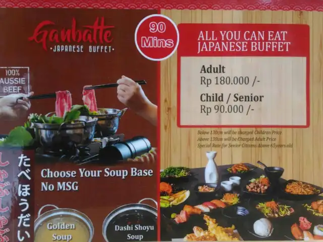 Gambar Makanan Ganbatte Japanese Buffet 1