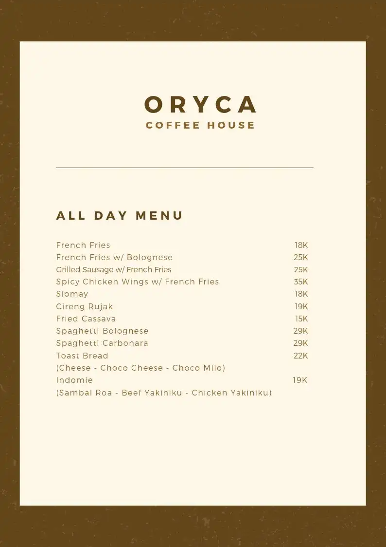 Oryca Coffee