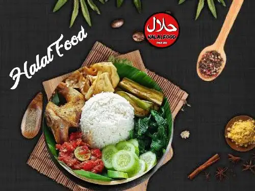 HalalFood Geprek & Tempong Kedai Halal, Peguyangan