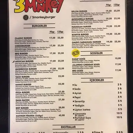 Three Monkey Burger'nin yemek ve ambiyans fotoğrafları 10