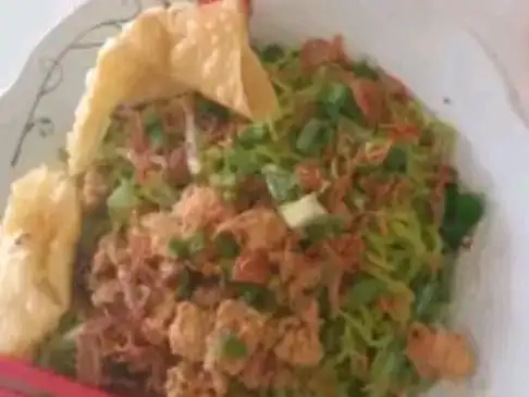 Mie Pangsit Hijau Ayam Sawi Erick