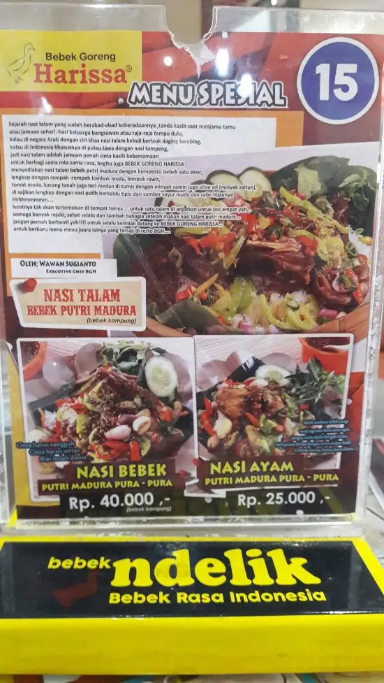 Gambar Makanan Bebek Goreng Harissa 20