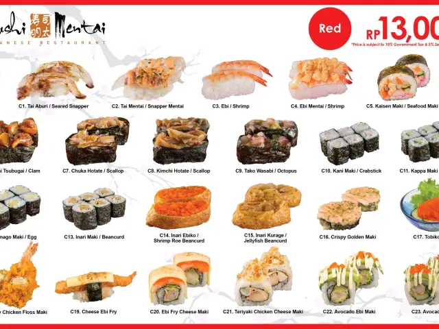 Gambar Makanan Sushi Mentai 17