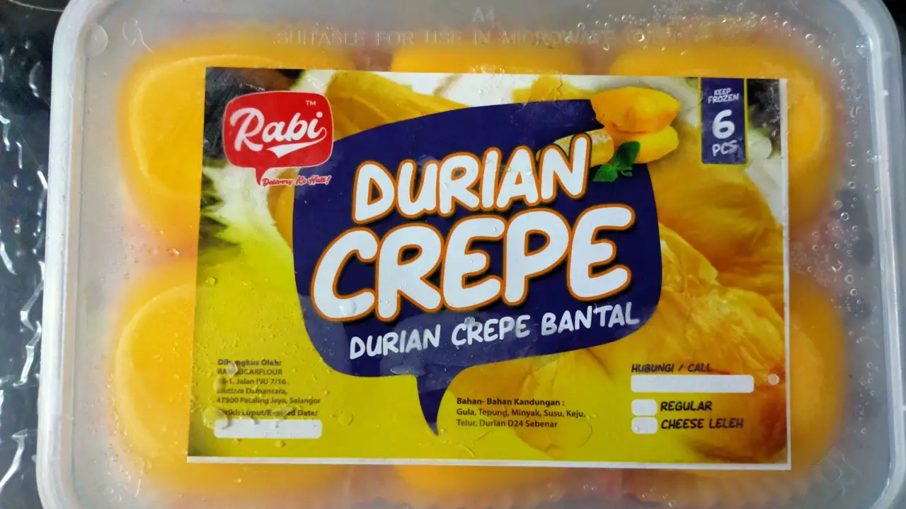 Durian Crepe Rabi Zakhir
