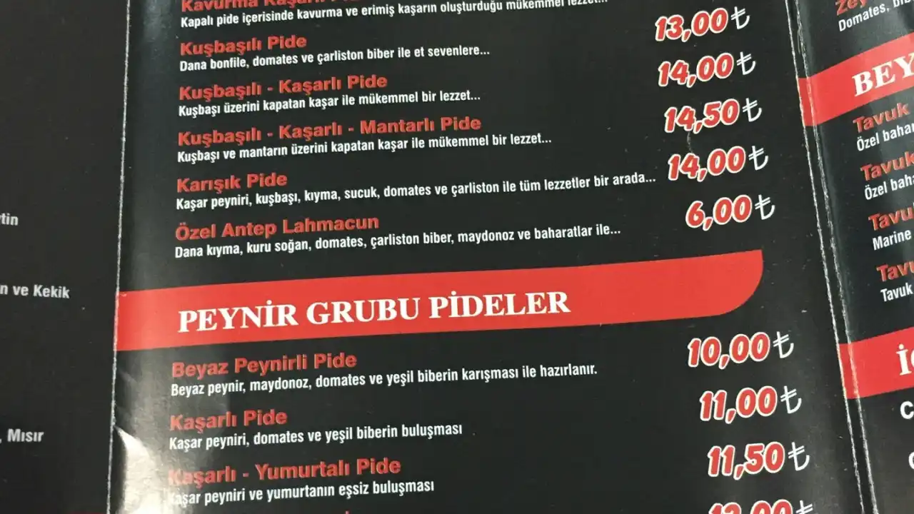 Zeytin Pide Kebap Pizza Waffle