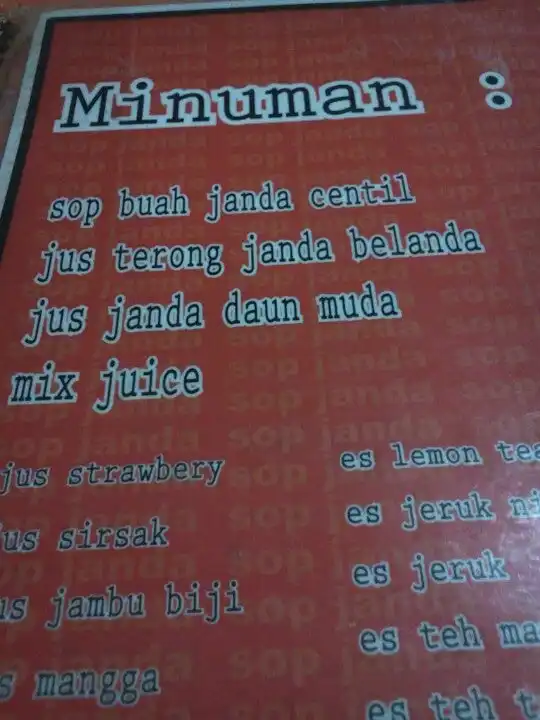 Gambar Makanan SOP JANDA jl.raya pekayon bekasi barat 10