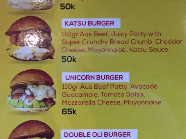 Gambar Makanan Unicorn Burger 4