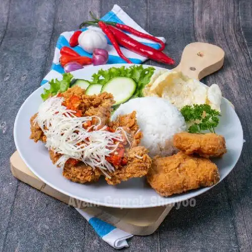 Gambar Makanan Ayam Geprek Shinyoo, CIMONE 9