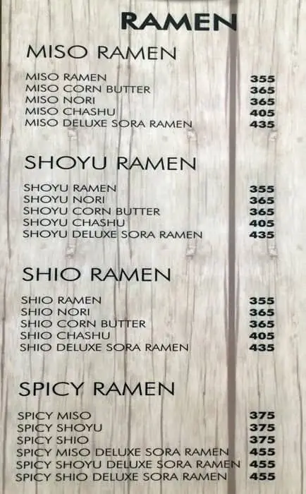 Ramen Sora Food Photo 1