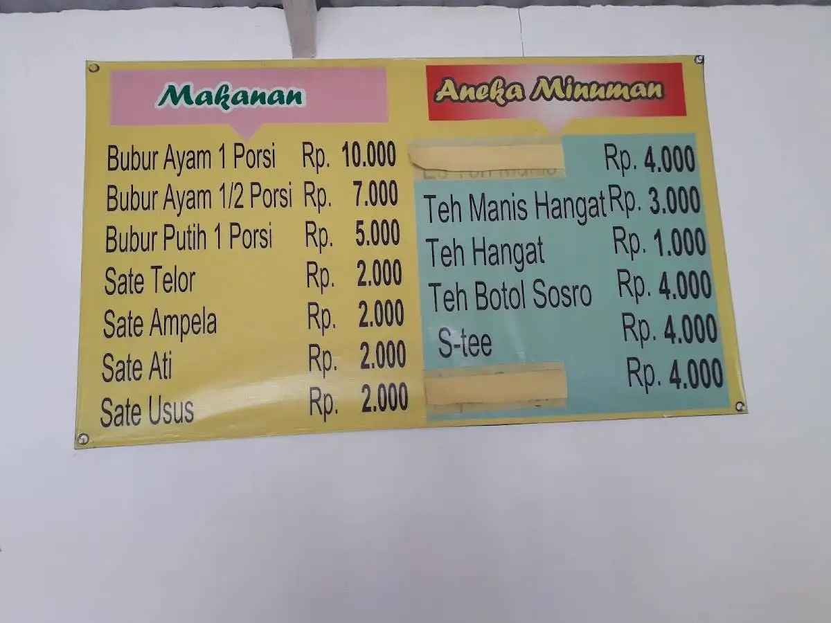 Bubur Ayam Pemalang Mas Toto