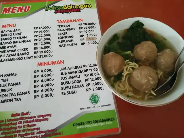 Gambar Makanan Bakso Balungan Pak Granat 7