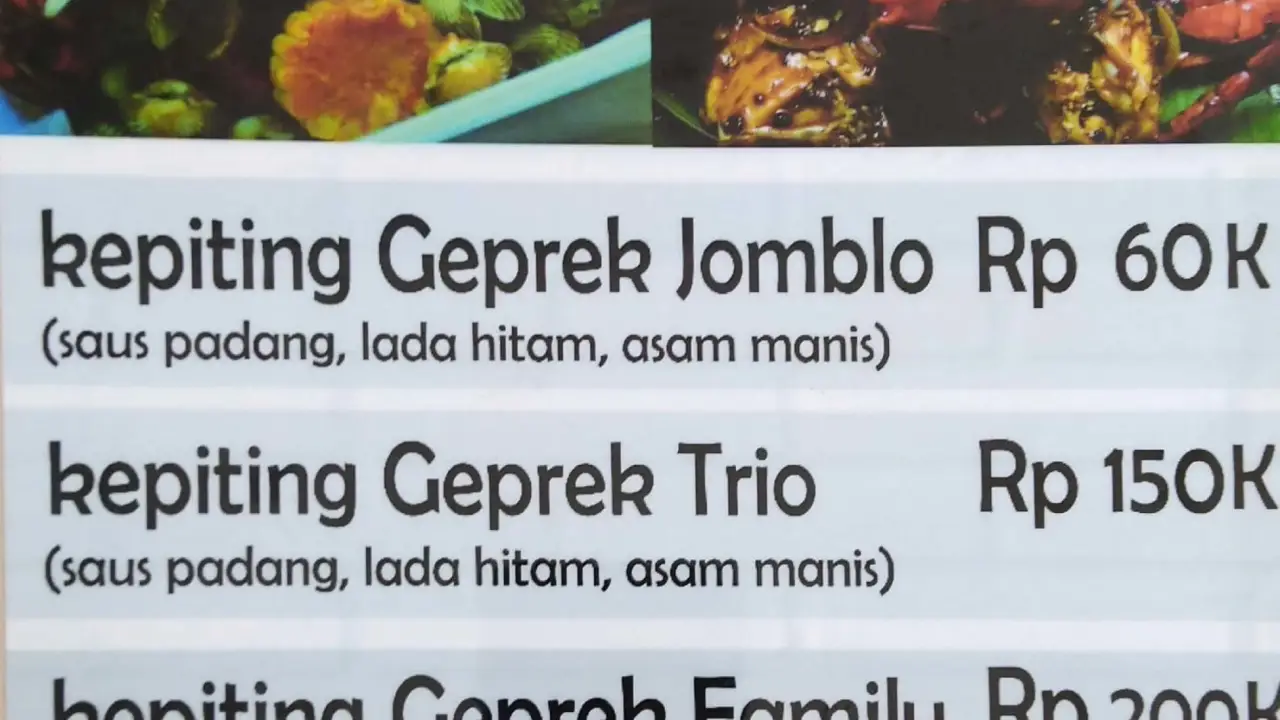 Kepiting Geprek