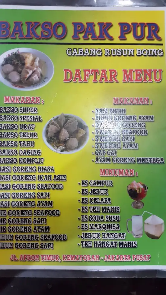 Gambar Makanan Bakso Pak Pur 14